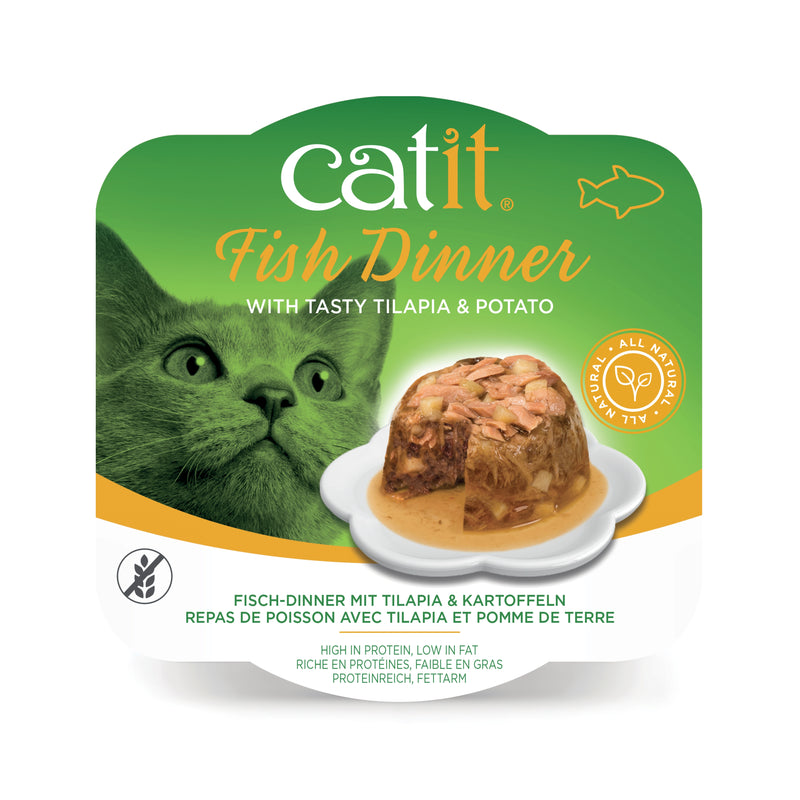 Catit Fish Dinner, Tilapia & Potato 80g