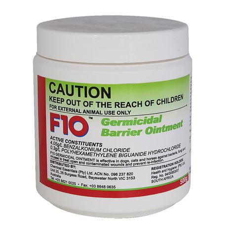 F10 Germicidal Barrier Ointment 500g