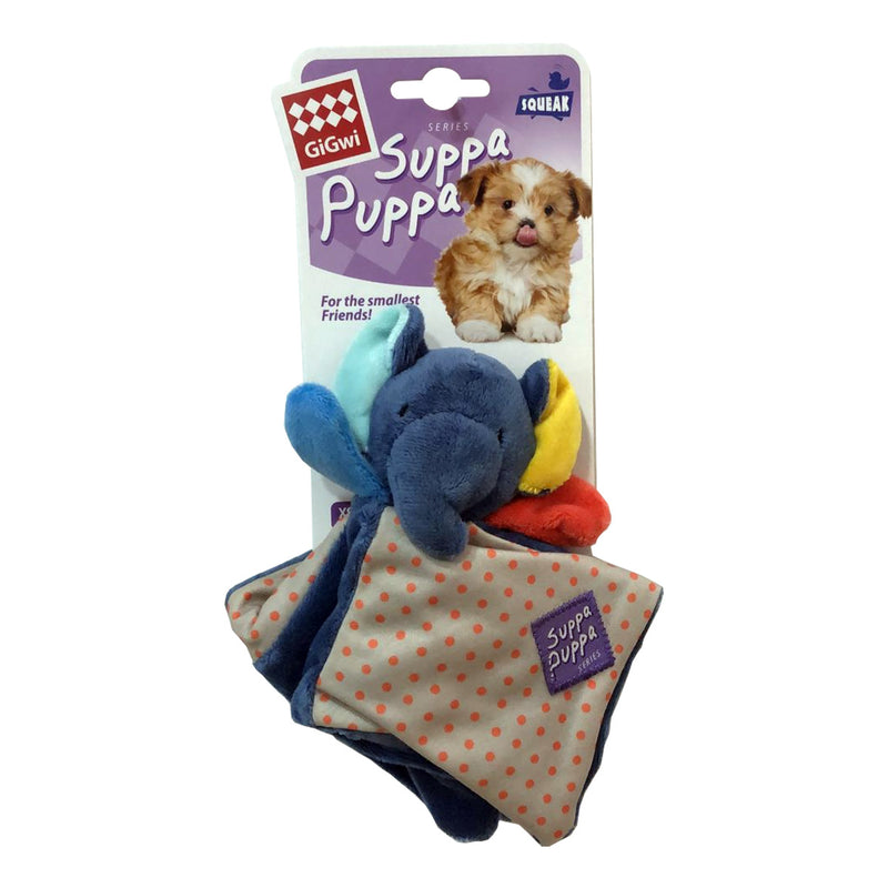 Suppa Puppa Elephant with Squeaker & Crinkle Xsmall