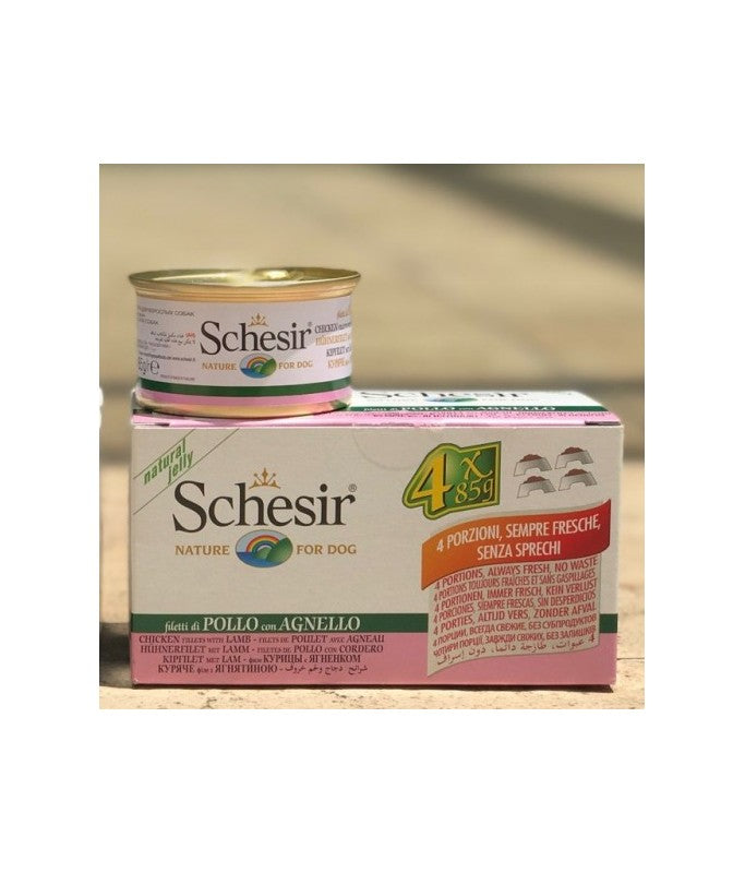 Schesir Dog Wet Food-Chicken Fillets With Lamb