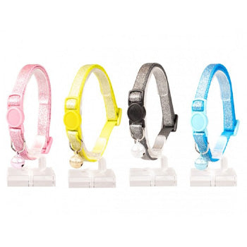 Duvo Cat Collar Nylon Mixed Colors Glitter 20 - 30cm / 10mm