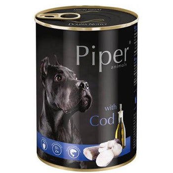 Piper Animals with cod - Wet dog food - 400 g