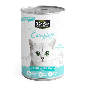 Kit Cat Complete Cuisine Chicken And Chia Seed In Broth 150g