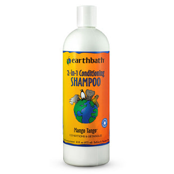 earthbath 2-in-1 Conditioning Shampoo, Mango Tango®, Conditions & Detangles 16 oz