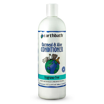 earthbath Oatmeal & Aloe Conditioner, Fragrance Free 16 oz