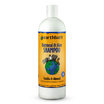 earthbath Oatmeal & Aloe Shampoo, Vanilla & Almond 16 oz