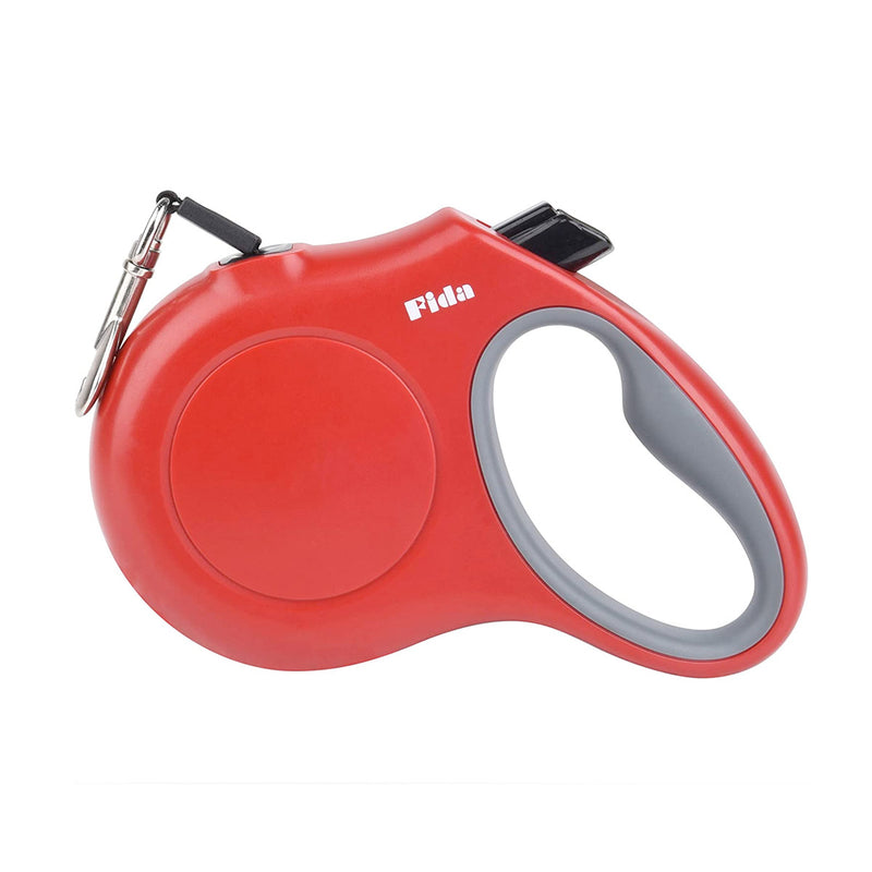 Fida Retractable Dog Leash (JFA Series)  - S (Red)