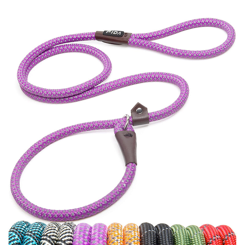 Fida Durable Slip Lead Dog Leash / Training Leash - Purple
