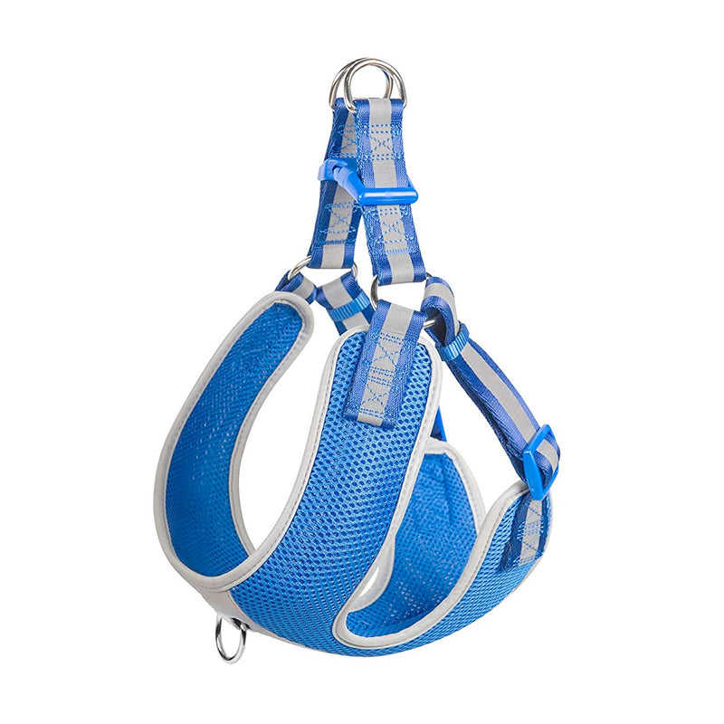 Fida Step-in Dog Harness – Reflective-BLUE (L)