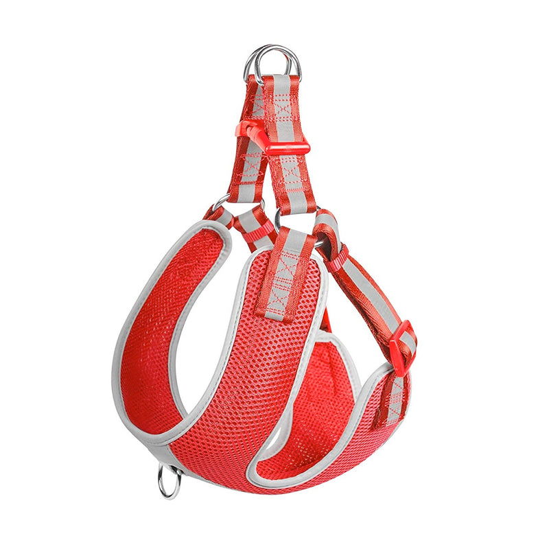 Fida Step-in Dog Harness – Reflective-RED (M)