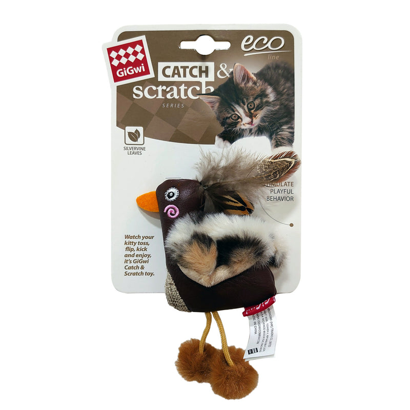 Duck Catch & Scratch Eco line with Slivervine Leaves and Leatherette 