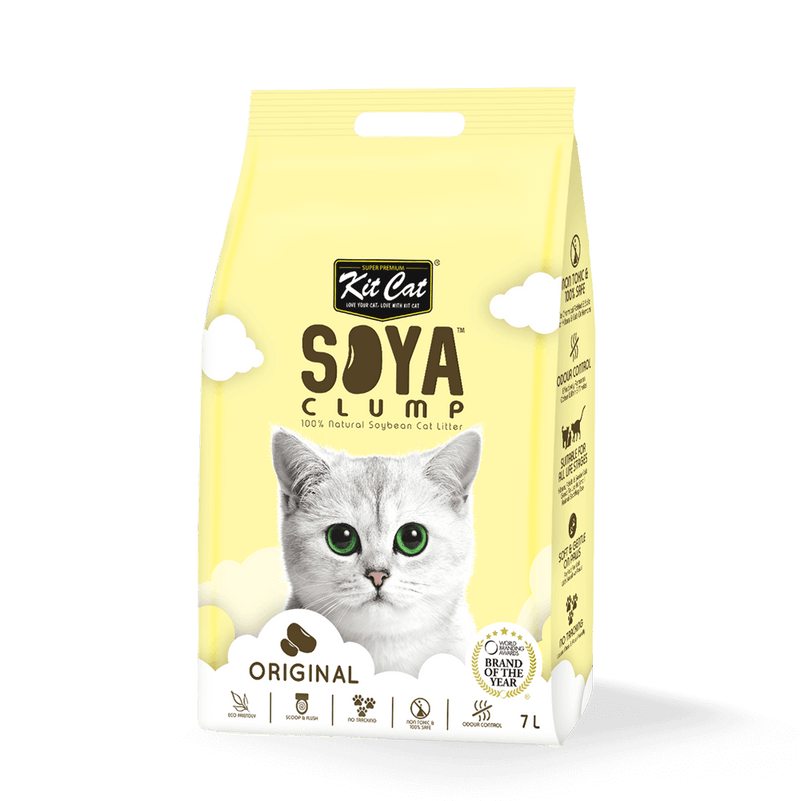 Kit Cat Soya Clump Soybean Litter - Original 7L