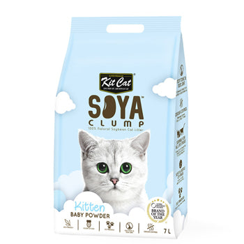 Kit Cat Soya Clump Soybean Litter - Baby Powder 7L