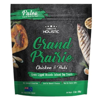 Absolute Holistic Air Dried Dog Treats - Grand Prairie 100g