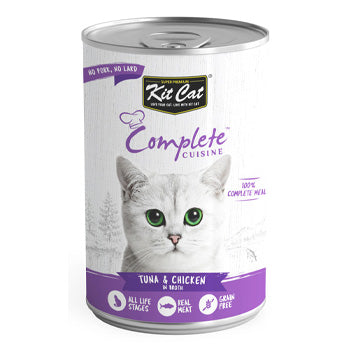 Kit Cat Complete Cuisine Tuna and Chicken In Broth 150g