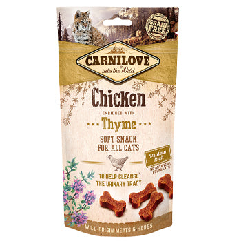 Carnilove Chicken Enriched With Thyme Soft Snack For Cats 50g