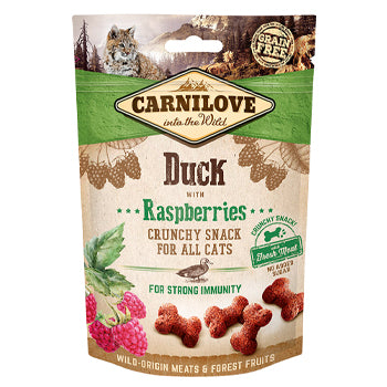 Carnilove Duck With Raspberries Crunchy Snack For Cats 50g