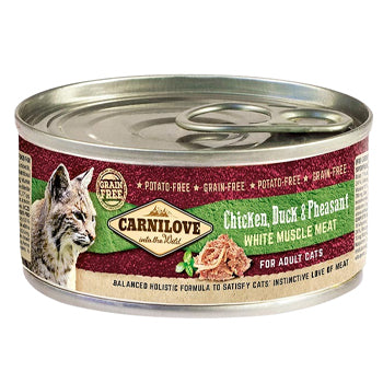 Carnilove Chicken, Duck & Pheasant For Adult Cats 100g