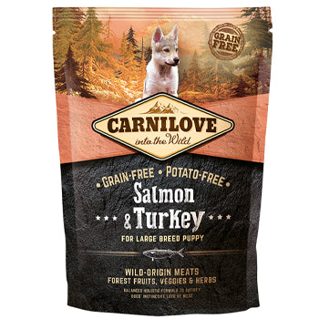 Carnilove Salmon & Turkey For Large Breed Puppies 1.5kg