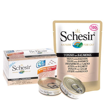 Schesir Cat Wet Food-Tuna With Salmon