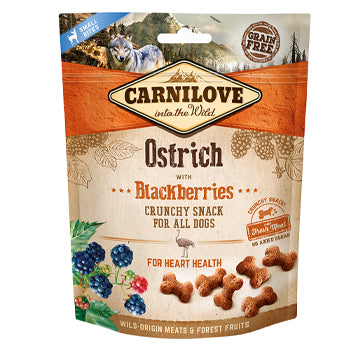 Carnilove Ostrich With Blackberries Crunchy Snack For Dogs 200g