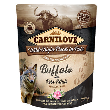 Carnilove Buffalo With Rose Blossom For Adult Dogs 300g