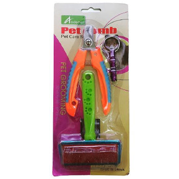 Pet care set and nail trimmer
