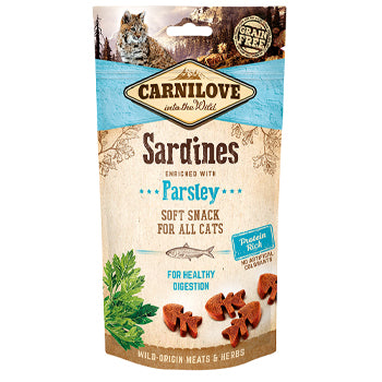 Carnilove Sardine Enriched With Parsley Soft Snack For Cats 50g