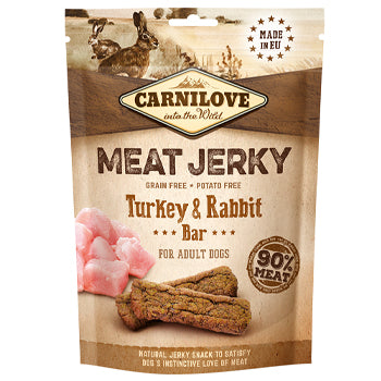 Carnilove Jerky Snack Turkey & Rabbit Bar 100g