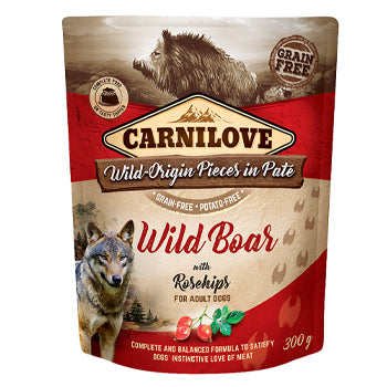 Carnilove Wild Boar With Rosehip For Adult Dogs 300g