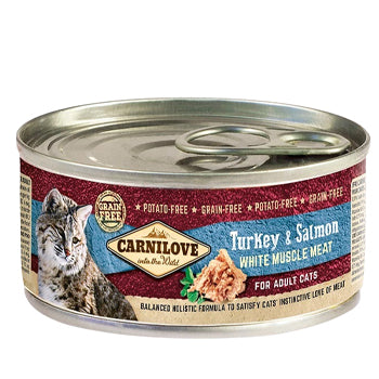 Carnilove Turkey & Salmon For Adult Cats 100g