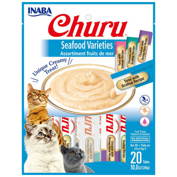 Inaba Churu Seafood Varieties Bag 20 Tubes Cat Treats