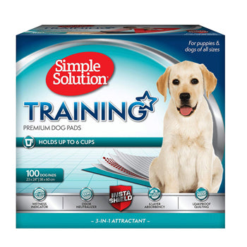 Simple Solution Premium Dog and Puppy Training Pads (Pack of 100)