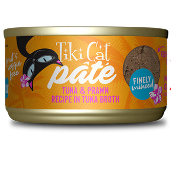 Tiki Cat Grill Tuna With Prawn Recipe Pate 2.8 Oz