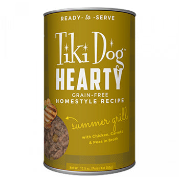 Tiki Dog Hearty Wet Dog Food Chicken - 12.5 Oz. Can