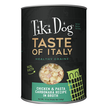 Tiki Dog Taste Of Italy Chicken & Pasta Carbonara