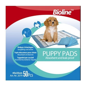 Bioline Puppy Pads 45 x 33cm - 50Pcs