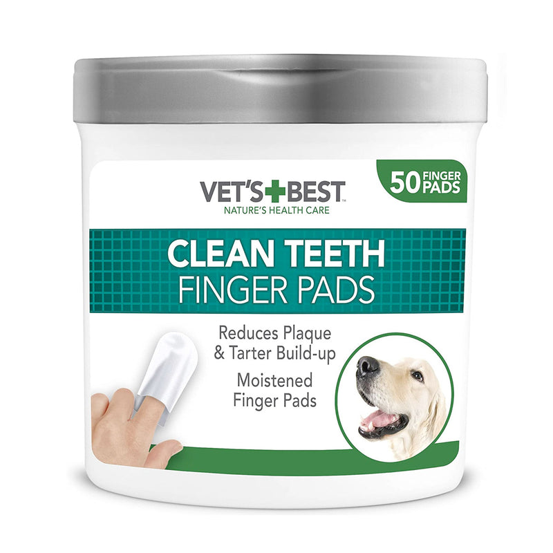 VetsBest Clean Teeth Finger Pads(Dental wipes)