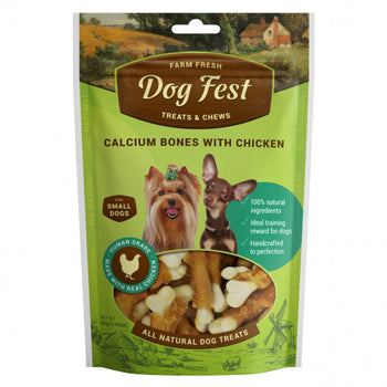 Dog Fest Calcium Bones With Chicken For Mini-Dogs - 55g (1.94oz)