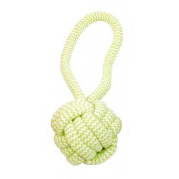 Duvo Scooby Rope Dummy Ball Yellow