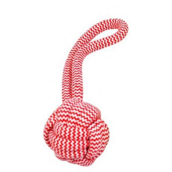 Duvo Scooby Rope Dummy Ball Red