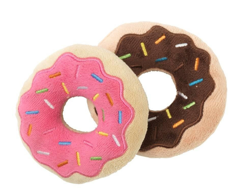 لعبة الكلاب المحشوة من FuzzYard Donuts (عبوة من قطعتين)