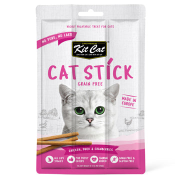 Kit Cat Grain Free Cat Stick Chicken Duck & Cranberries 15g