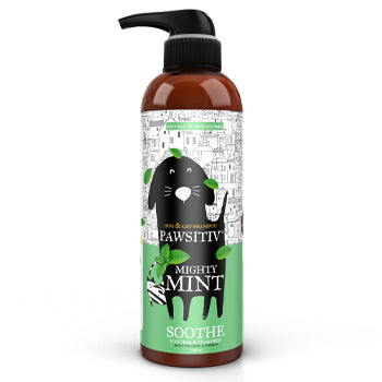 Pawsitiv Natural & Tearless Shampoo for Dogs & Cats - Mighty Mint (500ml)