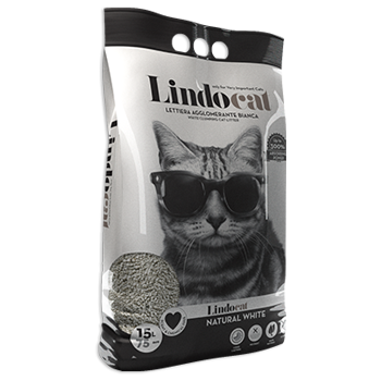 LindoCat Natural White Clumping 15 L