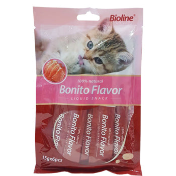 Bioline Cat Treats Bonito 15g x 6