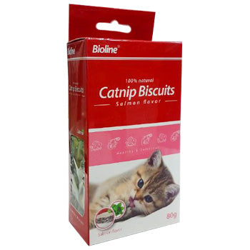 Bioline Catnip Biscuits Salmon Flavor 80g