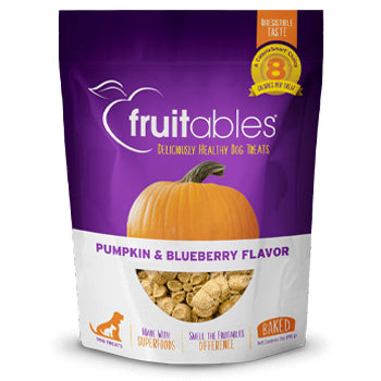 Fruitables Dog Treats Pumpkin & Blueberry 198gr