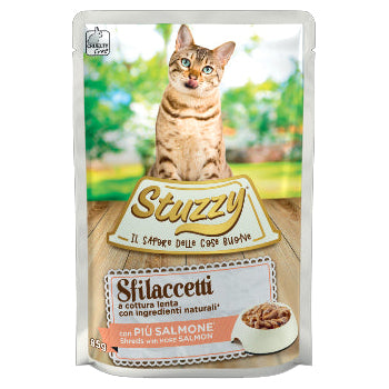 Stuzzy Cat Shreds with Salmon 85g