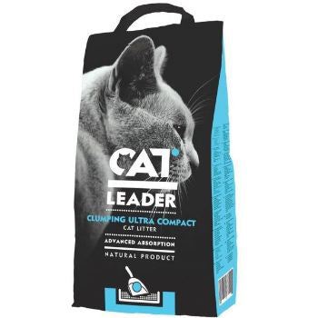 Cat Leader Clumping Ultra Compact Cat Litter Unscented 10kg